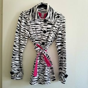 Black and White Pea Coat